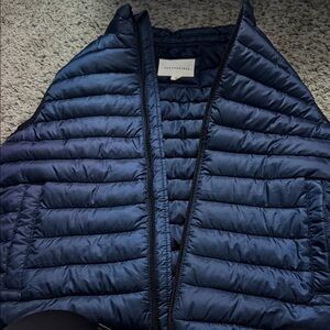 Navy Puffer Vest nwot